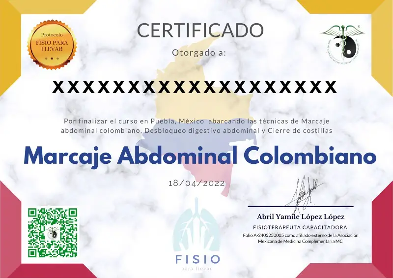 certificadomarcaje